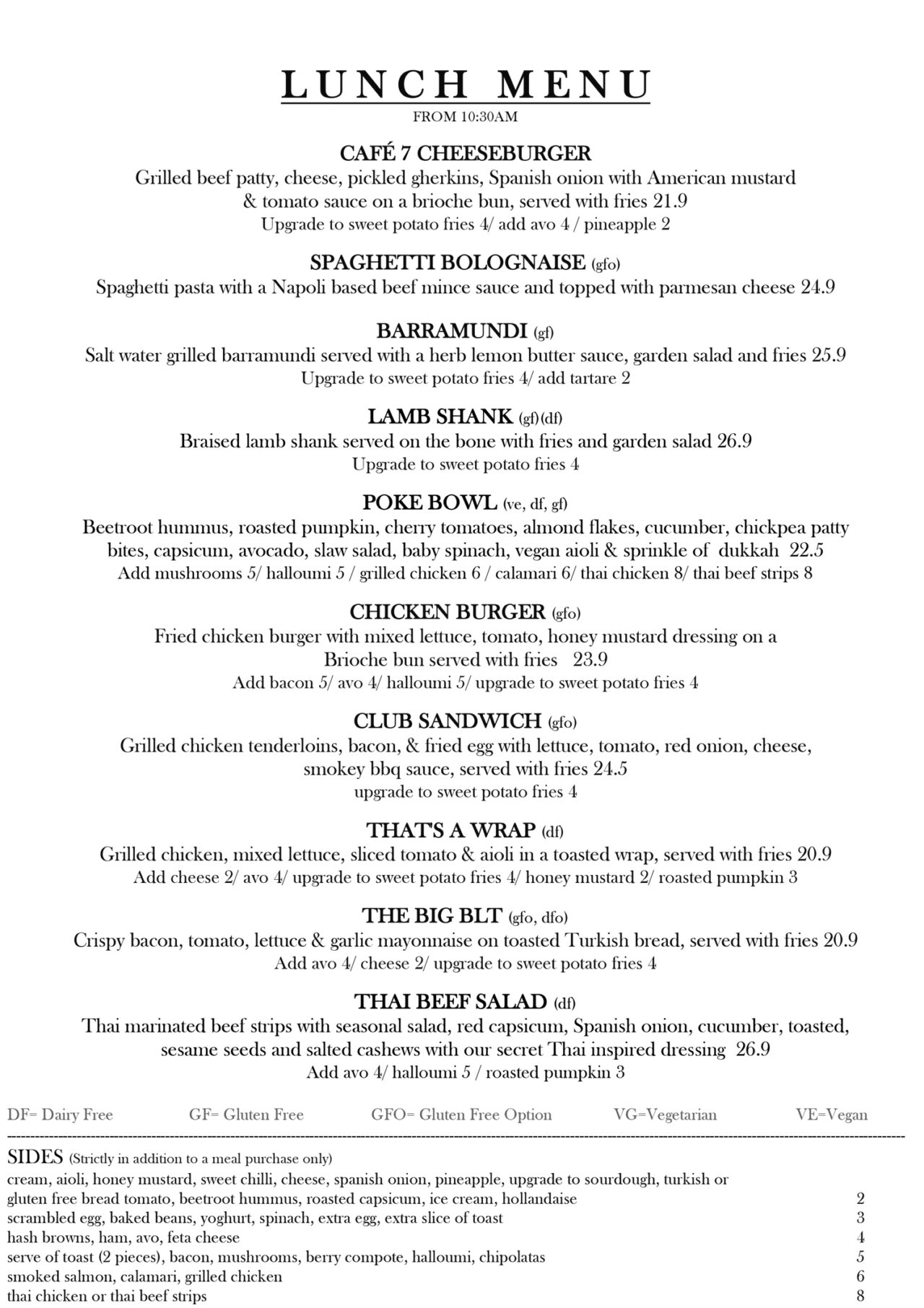 Cafe 7 | Home | Paradise Point Cafe, Private Function & Catering
